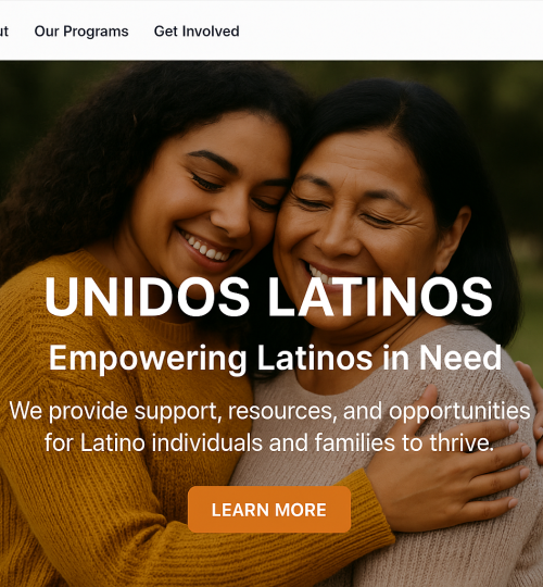 UL landing page created by gray web creations